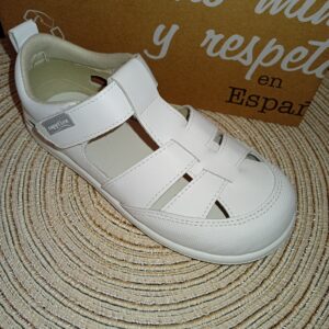 Sandalia blanca zapyflex