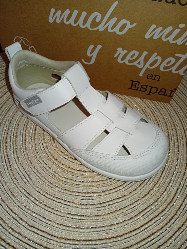 Sandalia blanca zapyflex