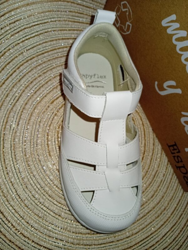 Sandalia blanca zapyflex - Imagen 2
